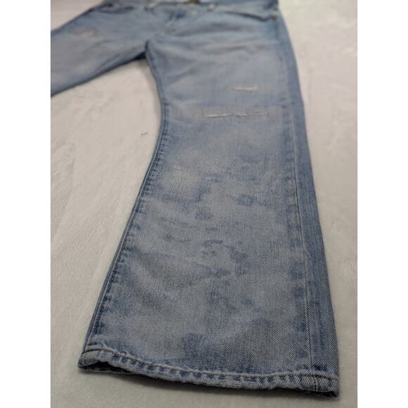 The Varick Slim Straight Button Fly Distressed 32W x 30L by Polo Ralph Lauren - Picture 5 of 16